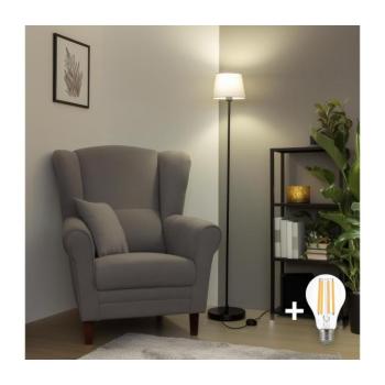 BRILAGI - LED állólámpa CERIA 1xE27/40W/230V átm. 20,5 cm szürke/fekete SA2187+EG781031 kép