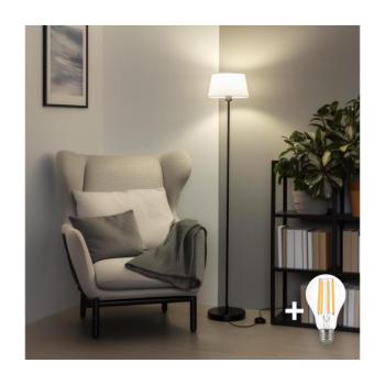BRILAGI - LED állólámpa CERIA 1xE27/40W/230V átm. 25 cm fehér/fekete SA2187+EG781032 kép