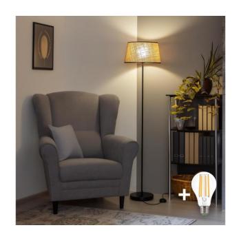 BRILAGI - LED állólámpa CERIA 1xE27/40W/230V, átm. 35 cm, bézs/fekete SA2187+EG781083 kép