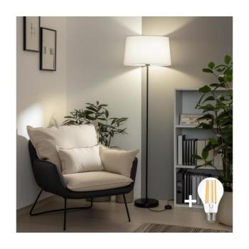 BRILAGI - LED állólámpa CERIA 1xE27/40W/230V, átm. 45 cm, fehér/fekete SA2187+EG781041 kép