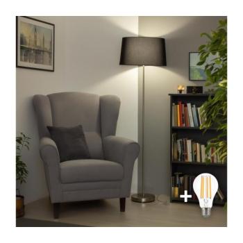 BRILAGI - LED állólámpa CERIA 1xE27/40W/230V, átm. 45 cm fekete/matt króm SA2188+EG781044 kép