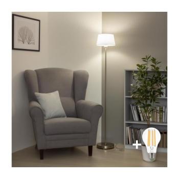 BRILAGI - LED állólámpa CERIA 1xE27/40W/230V Ø 25 cm fehér/matt króm SA2188+EG781032 kép