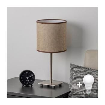 BRILAGI - LED asztali lámpa NUBILA 1xE27/60W/230V barna EG32509+BG1583 kép