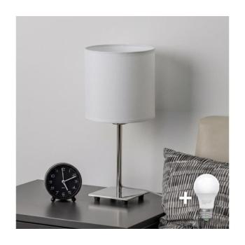 BRILAGI - LED asztali lámpa NUBILA 1xE27/60W/230V fehér EG32509+BG1586 kép