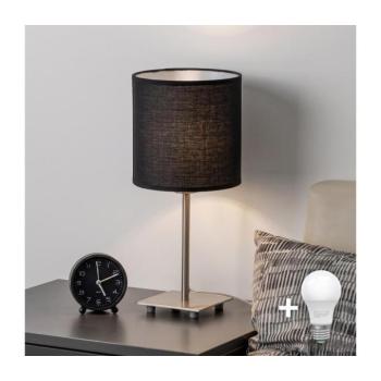 BRILAGI - LED asztali lámpa NUBILA 1xE27/60W/230V fekete EG32509+BG1581 kép