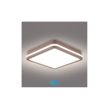 BRILAGI-LED BENE kültéri lámpatest érzékelővel LED/24W/230V 26x26 cm barna IP54 BRI738 kép