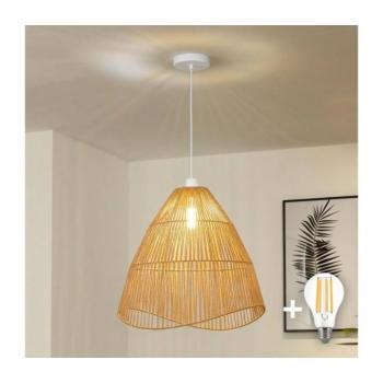 BRILAGI - LED csillár kábelen CERIA BOHO 1xE27/40W/230V átm. 50 cm barna EG300171+EG781102 kép