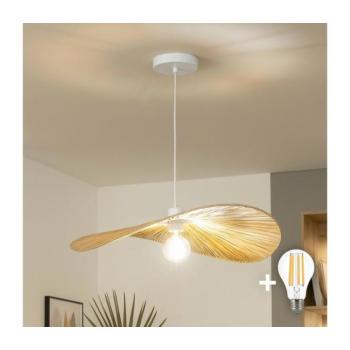 BRILAGI - LED csillár kábelen CERIA BOHO 1xE27/40W/230V átm. 60 cm raffia EG300171+EG781095 kép