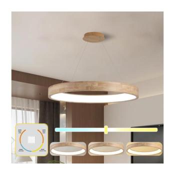 BRILAGI -LED csillár kábelen FALCON WOOD LED/60W/230V 3000/4000/6000K 80 cm fa kivitel BRI556 kép