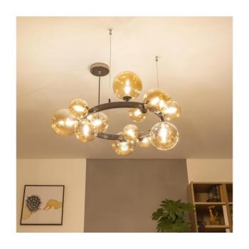 BRILAGI - LED csillár kábelen MILLA 15xG9/3W/230V fekete króm/arany 6010-15CA kép
