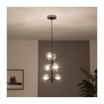 BRILAGI - LED csillár kábelen MILLA 6xG9/3W/230V fekete króm/füstszínű 6010-6CS kép