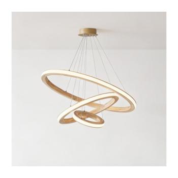 BRILAGI - LED csillár kábelen UMEA WOOD LED/45W/230V, átmérő 60 cm, fa BRI448 kép