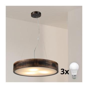 BRILAGI - LED csillár kábellel CARVALHO SMOKEY 3xE27/60W/230V tölgy átm. 47,5 cm 8590828019510 kép