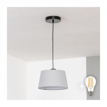 BRILAGI - LED csillár kábellel CERIA 1xE27/40W/230V Ø25 cm szürke BG3987+EG781033 kép