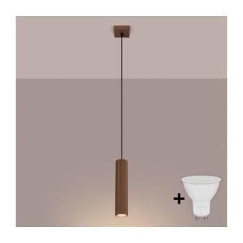 BRILAGI - LED csillár kábellel CRESTO 1xGU10/10W/230V barna BR.1957 kép