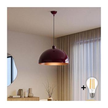 BRILAGI - LED csillár kábellel METALO 1xE27/40W/230V átm. 40 cm bordó/rézszínű 118OPV1120 kép