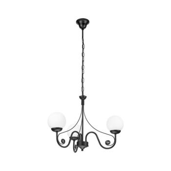 BRILAGI - LED Csillár láncon COTTAGE 3xG9/40W/230V fekete/fehér kép