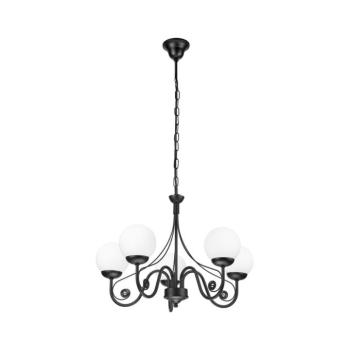 BRILAGI - LED Csillár láncon COTTAGE 5xG9/40W/230V fekete/fehér kép