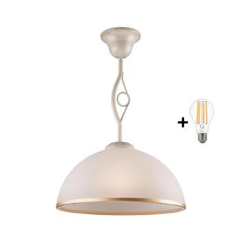 BRILAGI - LED Csillár rúdon ANTICO 1xE27/60W/230V fehér patina 8590828606666 kép