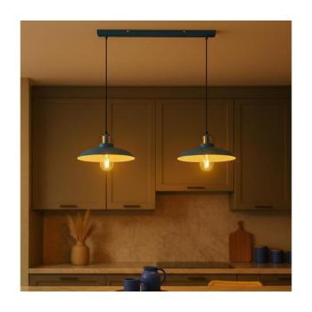 BRILAGI - LED Csillár zsinóron FLAMENGO 2xE27/60W/230V kék BG72375 kép