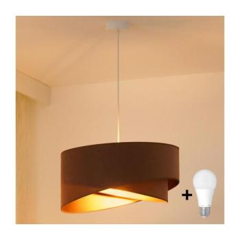 BRILAGI - LED Csillár zsinóron LYRA 1xE27/15W/230V barna/arany 8590828007388 kép