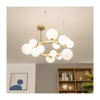 BRILAGI - LED Csillár zsinóron MILLA 15xG9/3W/230V arany/fehér 6010-15GW kép