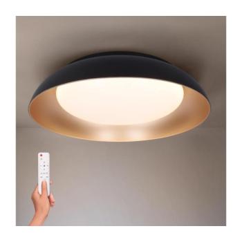 BRILAGI-LED Dimmelhető ALVA LED lámpatest 48W/230V 3000–6500K átm. 51 cm fekete + távirányító WO800-OEM34-BKGD kép