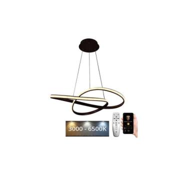 BRILAGI - LED Dimmelhető csillár zsinóron COSMOWAVE LED/70W/230V 3000-6500K barna + távirányító BG-J4331/BR kép