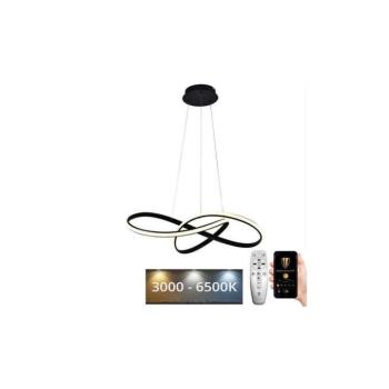 BRILAGI - LED Dimmelhető csillár zsinóron COSMOWAVE LED/70W/230V fekete + távirányító BG-J4331/B kép