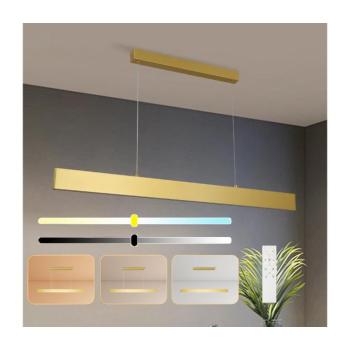 BRILAGI - LED Dimmelhető csillár zsinóron SLIMLINE LED/40W/230V 3000-6000K arany + távirányító BRI157 kép