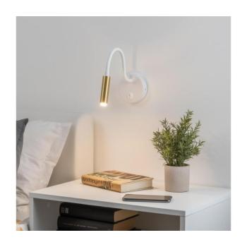 BRILAGI - LED Dimmelhető flexibilis fali lámpa MAYA 1xG9/4W/230V fehér/arany BRI098 kép