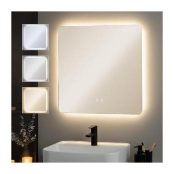 BRILAGI - LED, dimmelhető fürdőszobai, fűtött tükör háttérvilágítással DIANA LED/17W/230V 60x60 cm IP44 FG-GM1106-D-17W kép