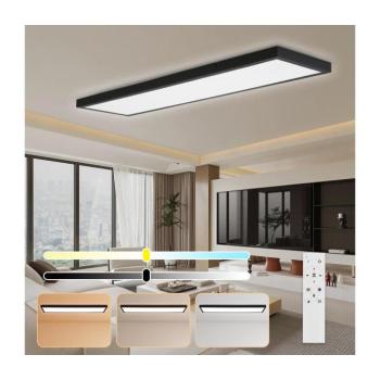 BRILAGI-LED Dimmelhető fürdőszobai lámpatest FRAME SMART LED/50W/230V IP44 fekete+távirányító BRI023 kép