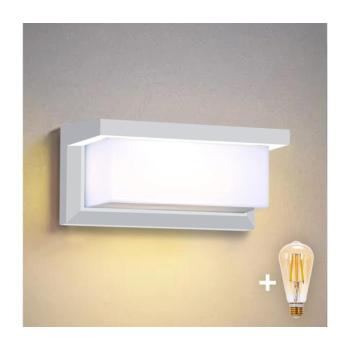 BRILAGI - LED dimmelhető kültéri fali lámpa BRICKY 1xE27/6W/230V 2700-6500K IP54 fehér BG1697+AI0601 kép