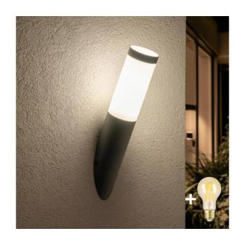 BRILAGI - LED, dimmelhető kültéri fali lámpa ELIA 1xE27/6W/230V 2700-6500K IP44 antracit BG5752+AI0042 kép