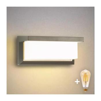 BRILAGI - LED dimmelhető kültéri fali lámpatest BRICKY 1xE27/6W/230V 2700-6500K IP54 szürke BG1696+AI0601 kép