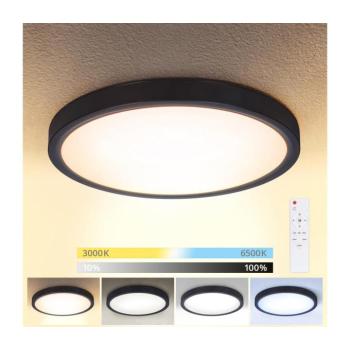 BRILAGI-LED Dimmelhető lámpa ESTELA LED/48W/230V 3000-6500K ø 40 cm fekete + távirányító WO800-OEM23 kép