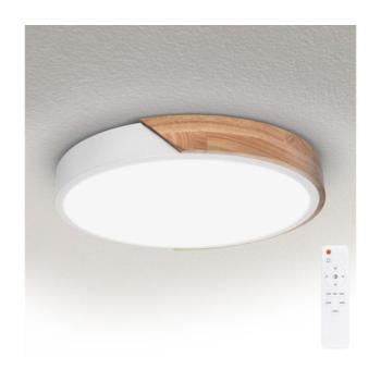 BRILAGI - LED dimmelhető lámpa PILANA LED/48W/230V tölgy/fehér átm. 40 cm + távirányító WO800-OEM25 kép