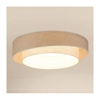 BRILAGI - LED dimmelhető lámpatest DOVER SHINE LED/24W/230V szürke/krémszínű + távirányító 608183 kép