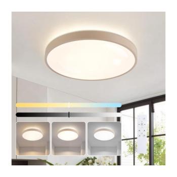 BRILAGI - LED dimmelhető lámpatest GLASS POOL DOUBLE LED/48W/230V 40 cm bézs + távirányító BRI741 kép