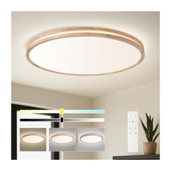 BRILAGI - LED dimmelhető lámpatest MOLINA LED/128W/230V 3000-6000K tölgy, átmérő 100 cm + távirányító BRI888 kép