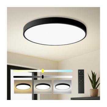 BRILAGI - LED dimmelhető lámpatest POOL SMART LED/100W/230V átm. 80 cm Wi-Fi Tuya fekete + távirányító BRI354 kép