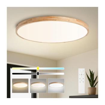 BRILAGI -LED dimmelhető lámpatest WOODLINE LED/128W/230V 3000-6000K tölgy átm. 100 cm+távirányító BRI898 kép