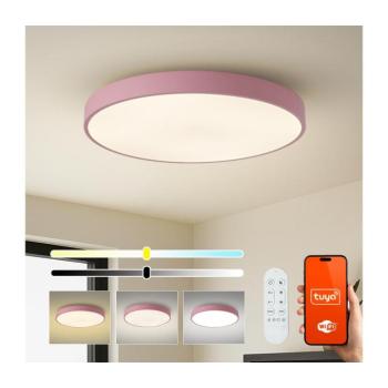 BRILAGI-LED dimmelhető medencelámpa POOL SMART LED/100W/230V 80 cm Wi-Fi Tuya+távirányító rózsaszín BRI711 kép