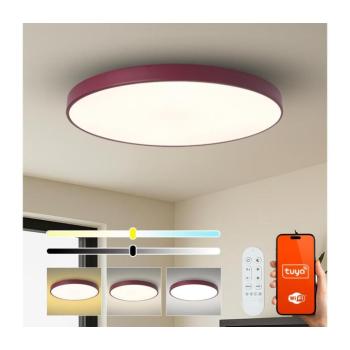 BRILAGI-LED dimmelhető medencelámpa POOL SMART LED/128W/230V 100 cm Wi-Fi Tuya+távirányító bordó BRI721 kép