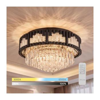 BRILAGI - LED dimmelhető mennyezeti lámpa CROWN LED/41W/230V Ø 48 cm fekete + távirányító BRSL61031B-LED kép