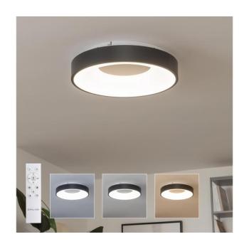 BRILAGI - LED dimmelhető mennyezeti lámpa FALCON II LED/67W/230V átm. 40 cm fekete + távirányító BRC2668-400/CR kép