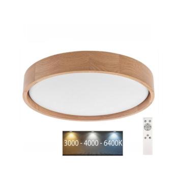 BRILAGI - LED dimmelhető mennyezeti lámpa MANAROLA LED/24W/230V tölgy + távirányító kép