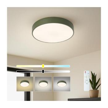BRILAGI - LED dimmelhető mennyezeti lámpa POOL LED/36W/230V 3000-6000K 30 cm zöld+távirányító BRI682 kép