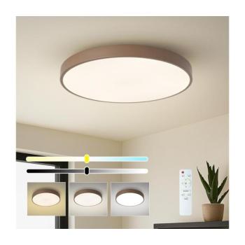 BRILAGI - LED dimmelhető mennyezeti lámpa POOL LED/60W/230V 3000-6000K 60 cm barna+távirányító BRI704 kép